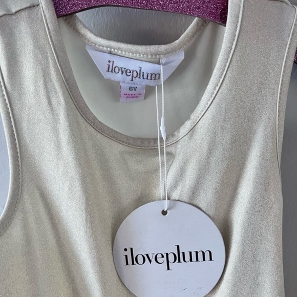 Authentic iloveplum Metallic B.A.E. Tutu Dress - Goldie NWT 6Y - Picture 3 of 3